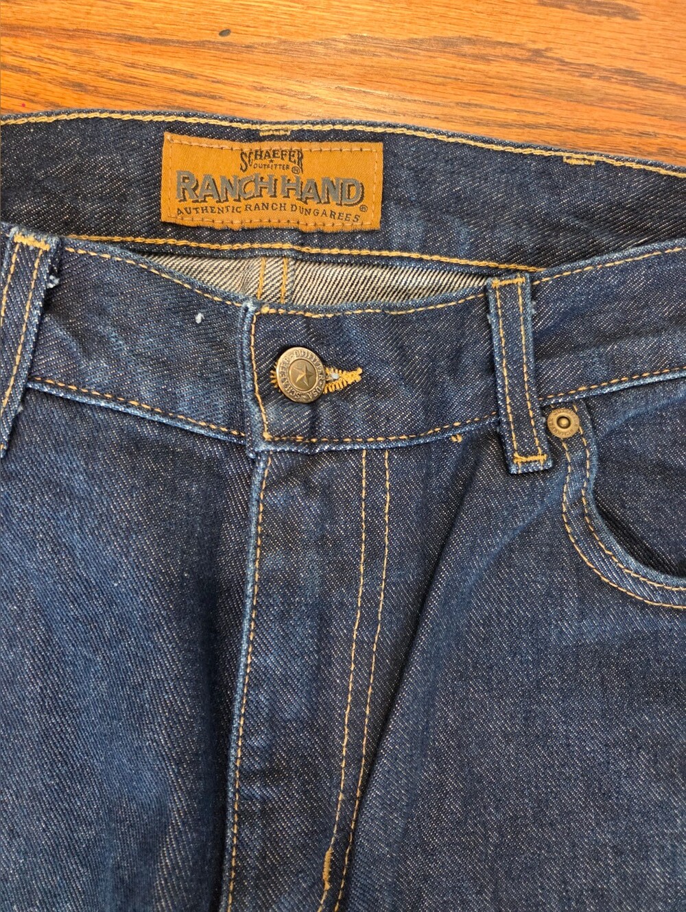 Ranch Hand Men’s Dark Blue Denim Jeans by Schaefer